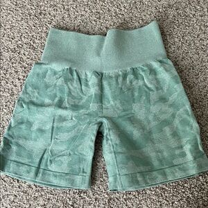 NVGTN Green Camo Athletic Shorts